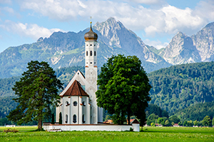 St-Coloman-Church-Bavaria by Peter Mahan