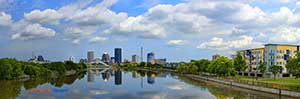Genesee Skyline Reflection by Sheridan Vincent