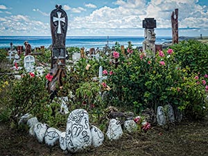 Rapa Nui Cemetery by Michelle Turner