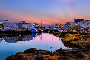 Peggy's Cove at Dusk by Patty Ulrich Singer