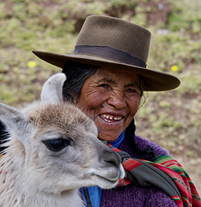 Peruvian Woman by Jeff Stein