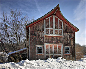 Barn, Fishers, NY by Carl Crumley